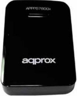 Approx APPPB7800BK powerbank Zwart 7800 mAh