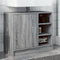 vidaXL - Wastafelkast - 63x29x55 - cm - bewerkt - hout - grijs - sonoma - eikenkleurig