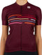 Sportful Short Sleeve Fietsshirt Dames - Aansluitend - Ademend - Bordeauxrood (M)