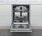 Whirlpool WIO 3T133 PLE - Inbouw vaatwasser - 14 couverts - 6th SENSE technologie - RVS