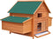 vidaXL - Kippenhok - 157x97x110 - cm - hout - bruin