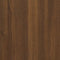 vidaXL - Boekenkast - 60x24x175 - cm - bewerkt - hout - bruin - eikenkleur