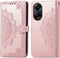 iMoshion Hoesje Geschikt voor Oppo A98 Hoesje Met Pasjeshouder - iMoshion Mandala Bookcase - Rosé Goud