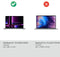 Dux Ducis - Privacy screenprotector Geschikt voor Macbook Air 13.6 (2022/2024) - Privacy scherm - Full Cover - Zwart