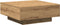 vidaXL - Salontafel - Artisan - Eiken - 80x80x31 - cm - Massief - Hout