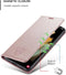 Hoes Geschikt voor Samsung S21 Ultra Hoesje Bookcase met Anti Skim Bescherming - Pasjes RFID Beschermd Cover - Roze Goud - Luxe Telefoonhoesje Wallet Case Pasjeshouder PU Leder