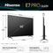 Hisense 55E7NQ Pro - Ultra HD TV - 144Hz Game Mode Pro Dolby Vision IQ - Zwart