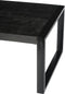 Livingfurn - Salontafel Norris - 110x60x45 cm - Mangohout / Gecoat Staal