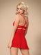 Obsessive Babydoll & String – Erotische Babydoll – Maat S/M – Rood