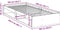 vidaXL - Slaapbank - zonder - matras - 100x200 - cm - massief - grenenhout