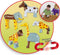 Klein Toys Early Steps magnetische dierenpuzzel - 4 dieren - 16-delig - multicolor