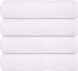 vidaXL - Badhanddoeken - 4 - st - 100x150 - cm - 360 - g/m² - 100% - katoen - wit