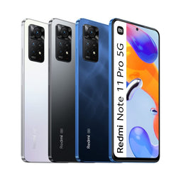 Redmi Note 11 Pro 5G Smartphone 6+128GB, 6,67 inch (120 cm) 120 Hz FHD+ AMOLED DotDisplay, Snapdragon 695, 108MP AI drievoudige camera, 5000mAh, grijs (IT + 2 jaar garantie) Alexa handsfree