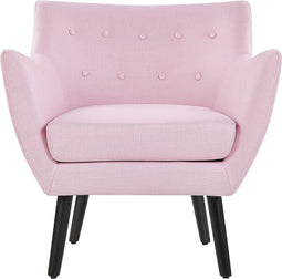 DRAMMEN II - Chesterfield fauteuil - Roze - Polyester