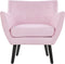 DRAMMEN II - Chesterfield fauteuil - Roze - Polyester