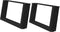 vidaXL - Salontafelpoten - 2 - st - U-vormig - 70x(30-31) - cm - staal - zwart