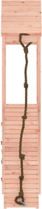 vidaXL - Speelhuis - met - klimwand - massief - douglashout