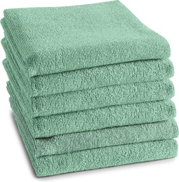 DDDDD - Keukendoek - 50x55 cm - Pastel Groen - Set van 6 stuks