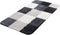 Dutch House Badmat Brest - Badmat 60X90cm - Grijs - Antislip - Badmatten - Anti Slip Douchemat - Badkamer Mat - Snel Absorberend - Snel Drogende Badmat