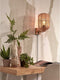 GOOD&MOJO Wandlamp Tanami - Rotan - Ø18cm - Binnen Modern