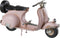 J-Line decoratie Scooter - metaal - roze/zwart