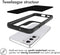 iMoshion Hoesje Geschikt voor Samsung Galaxy S22 Hoesje Shockproof - iMoshion Rugged Hybrid Carbon Case - Zwart