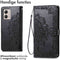 iMoshion Hoesje Geschikt voor Motorola Moto G53 Hoesje Met Pasjeshouder - iMoshion Mandala Bookcase - Zwart