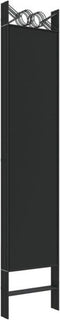 vidaXL - Kamerscherm - met - 6 - panelen - 240x200 - cm - stof - zwart