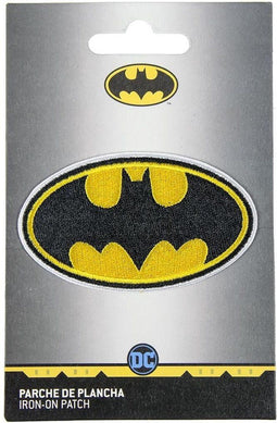 Patch Batman Geel Zwart Polyester