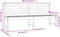 vidaXL - Tuinbank - 201,5 - cm - massief - grenenhout