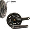 Shimano Altus M311 - Crankstel 7/8s 42-32-22t 170 mm - Zwart