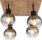 Globo Moitas - plafonniere - 4 lichtpunten - naturel - E27 - 15656-4D