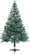 vidaXL - Kunstkerstboom - met - dennenappels - 150 - cm