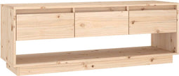 vidaXL - Tv-meubel - 110,5x34x40 - cm - massief - grenenhout