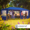 Casaria Tuinpaviljoen - 3x6m - Waterdicht - UV50+ - Blauw