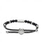 Diesel Beads - Kralenarmband - Zwart agaat - Zwart (Lengte: 16.50-25.00cm)