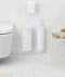 Brabantia MindSet - Toiletaccessoires set van 3 - Hygiënische toiletborstel en rolhouders - Mineral Fresh White