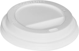 Depa - Bekerdeksel Ø90mm met drinkgat wit 100 stuks voor 400cc beker