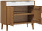 vidaXL - Dressoir - MOLDE - 90x40x80 - cm - massief - grenenhout - bruin