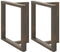 vidaXL - Eettafelpoten - 2 - st - T-vormig - 80x35x(72-73) - cm - staal - naturel