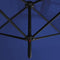 vidaXL - Parasol - dubbel - met - stalen - paal - 600x300 - cm - azuurblauw
