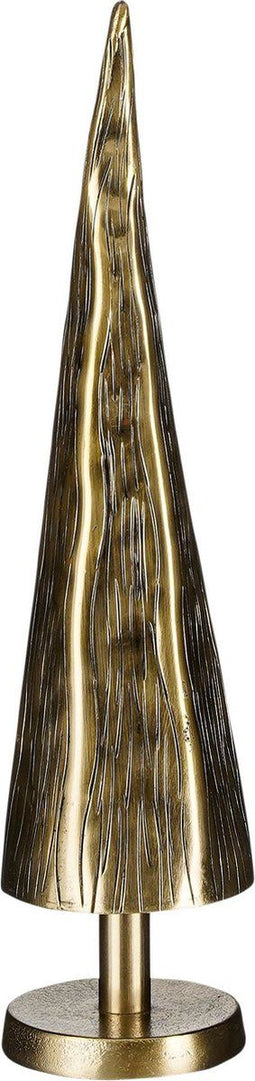 Mica Decorations Cezar - Decoratie Kerstboom - H36 x Ø9 cm - Aluminium - Goud
