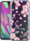 iMoshion Hoesje Geschikt voor Samsung Galaxy A40 Hoesje Siliconen - iMoshion Design hoesje - Roze / Transparant / Blossom Watercolor