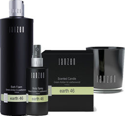 Janzen Set Earth 46 - Geurkaars + Bathfoam + Bodyspray