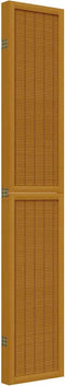 vidaXL - Kamerscherm - met - 5 - panelen - massief - paulowniahout - bruin