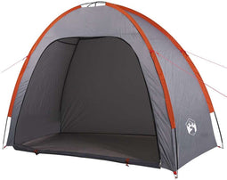 vidaXL - Opbergtent - waterdicht - grijs - en - oranje