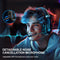 PHOINIKAS G9000 Max - Draadloze Gaming Headset - 2.4GHz met microfoon 7.1 Surroundgeluid - Zwart