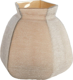 Light&living Vaas 26,5x25,5x27 cm VELIKO glas donker bruin