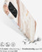 Selencia Aurora Fashion Backcover geschikt voor de Samsung Galaxy A53 - Duurzaam hoesje - 100% gerecycled - Wit Marmer
