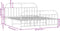 vidaXL - Bedframe - met - voetbord - zonder - matras - metaal - zwart - 180x200 - cm